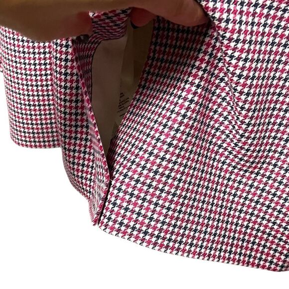 NWOT TALBOTS Pink Houndstooth Check Blazer 12 - Picture 6 of 8
